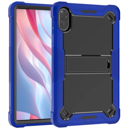 Stand Shockproof Cover Suitable for Honor Pad X9 11.5inch 2023 ELN-W09/L09 Heavy Duty Silicone PC Hybrid Armor Tablet Case(Dark Blue) von SOENS