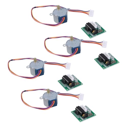 SOESFOUFU 4 Sätze 5V 4 Phasen Getriebeschrittmotor Mit ULN2003 Treiberplatine Für Projekte Und Robotik von SOESFOUFU