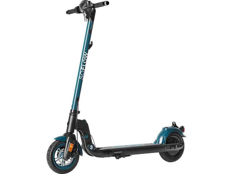 SOFLOW SO3 PRO 10.5 AH, mit Blinker E-Scooter (8,5 Zoll, Grün/Schwarz) von SOFLOW