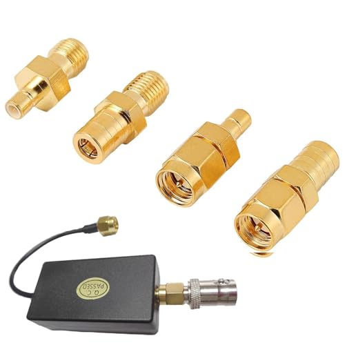 4tlg Dab Autoradio Antenne,Smb Adapter Auf Sma Stecker,Dab Adapter, Rf Konverter Antennenadapter Für Auto Satellit Sirius Xm Dab Radio Antenne Aerial Pigtail Kabel 4 Typ Sma Zu Smb Anschluss von SOGHO