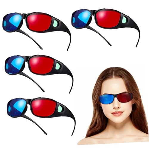SOIMISS 5 Stück 3D-Brille Rot-Cyan Anzeigen Wahr Gläser Für 3D-sichtbrille Rot Und Brille Kinusbrille Stereoskopische Brille 3D-filmbrille Rote Brille 3 Rot Umweltfreundlicher Kunststoff SOIMISS 5 Stück 3D-Brille Rot-Cyan Anzeigen Wahr Gläser Für 3D-sichtbrille Rot Und Brille Kinusbrille Stereoskopische Brille 3D-filmbrille Rote Brille 3 Rot Umweltfreundlicher Kunststoff von SOIMISS