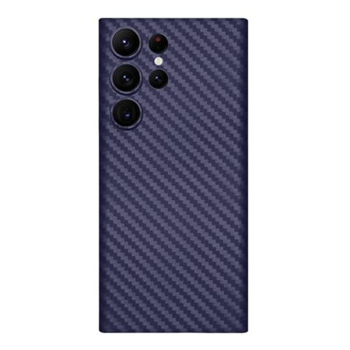 SOKES Schutzhülle für Samsung Galaxy S24ultra/S24plus/S24, Präzisions-Linsenlochschutz, Karbonfaser-Textur, schlanke Schale, Lila, S24plus (lila, S24) von SOKES