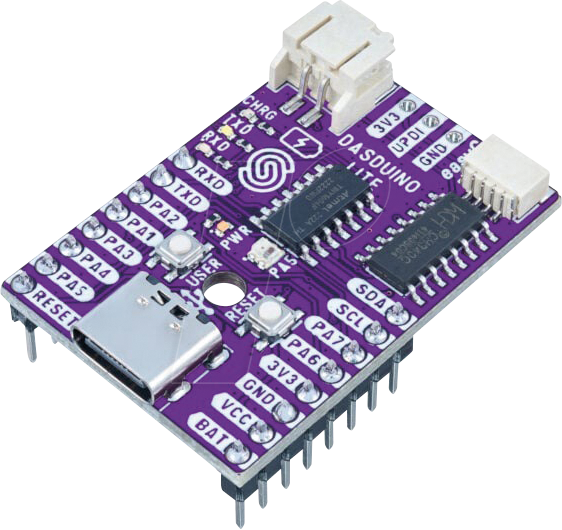 DASDUINO LITE MH - Dasduino LITE, Arduino IDE, ATtiny1604, USB-C, mit Stiftleiste von SOLDERED