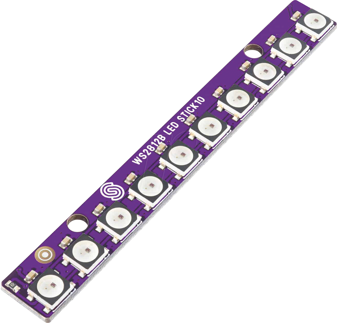 DEBO LED STICK10 - Entwicklerboards - LED-Streifen, RGB, 10 LEDs, WS2812 von SOLDERED