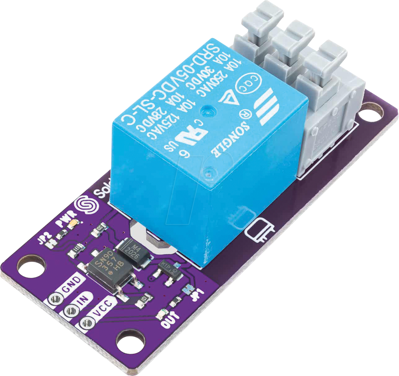 DEBO RELAY 1CH - Entwicklerboards - Relais, 1 Kanal, SRD-05VDC-SL-C von SOLDERED