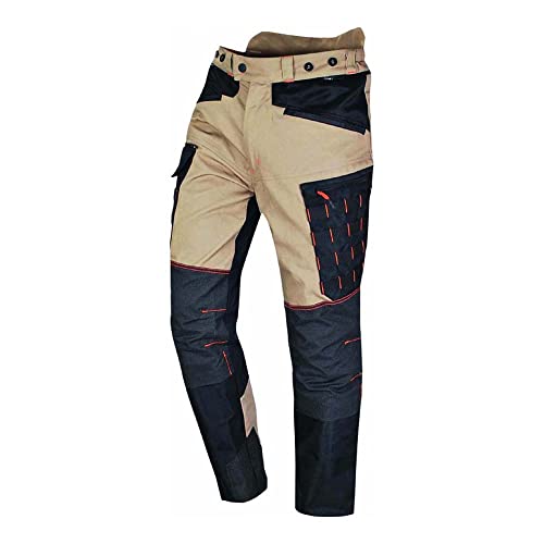 Solidur HAPABE - Stretch-Arbeitshose Cordura - Außergewöhnlicher Komfort und Schutz - Sicheres und funktionelles Design - Größe XS - Beige von Solidur