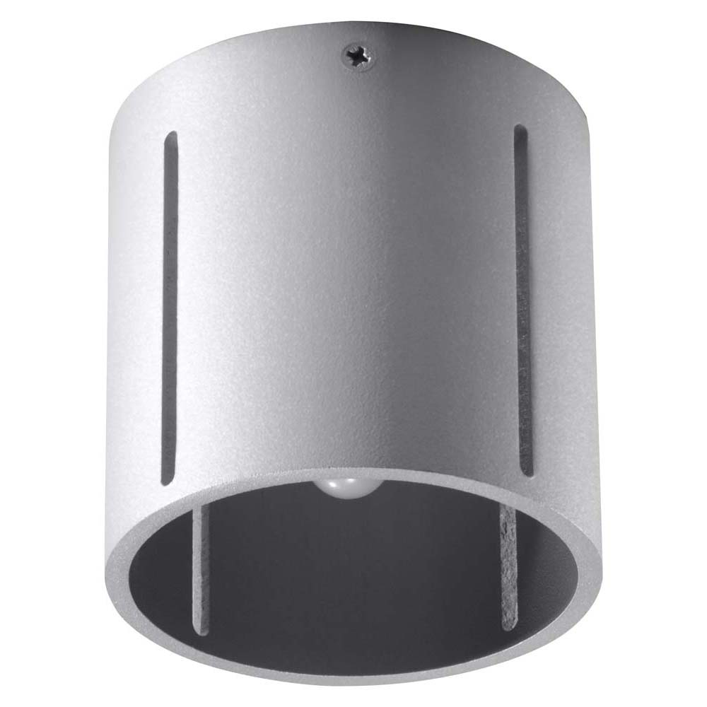 Deckenleuchte, Grau, ALU, UP DOWN, H 10 cm von SOLLUX lighting