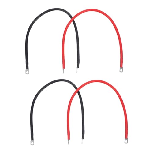 SOLUSTRE 2 Sätze Batteriekabel Tragbar Batterieklemmenklemme Telefonhalter Batterieanschlusskabel Batterie Inverter Kabel Batteriepolkabel Solarstrom-wechselrichterkabel Kupfer 2 Stück * 2 von SOLUSTRE
