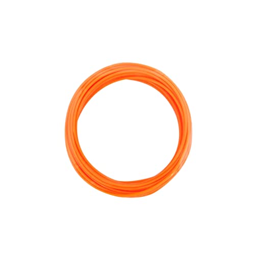 SOLUSTRE 3D-Filament Filament für 3D-Druckstift Luft Nachfüllungen Filamentbündel doppelt trimmen Filament für 3D-Drucker ABS-Filament Materialien für den 3D-Druck Drucker Filament Orange von SOLUSTRE