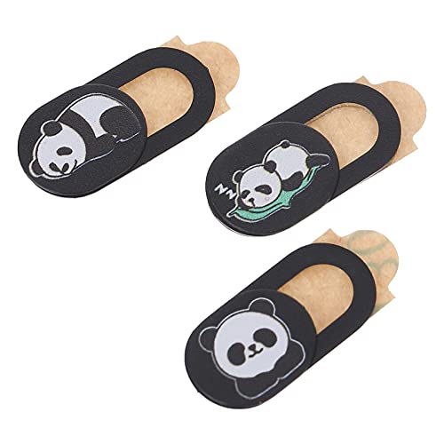 SOLUSTRE 3Pcs Webcam Abdeckung Cartoon Panda Computer Web Kamera Abdeckungen Tablet Linsen Privatsphäre Abdeckung Aufkleber für Laptop Handys Tablet Notebook von SOLUSTRE