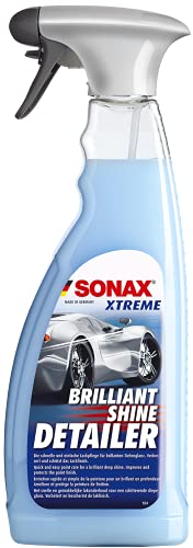 SONAX Mikrofaser Detailer 750 ml, schnelle und einfache Lackpflege, brillanter Tiefenglanz, wasserabweisend, erneuert Wachs- und Polymerbeschichtung, blau von SONAX