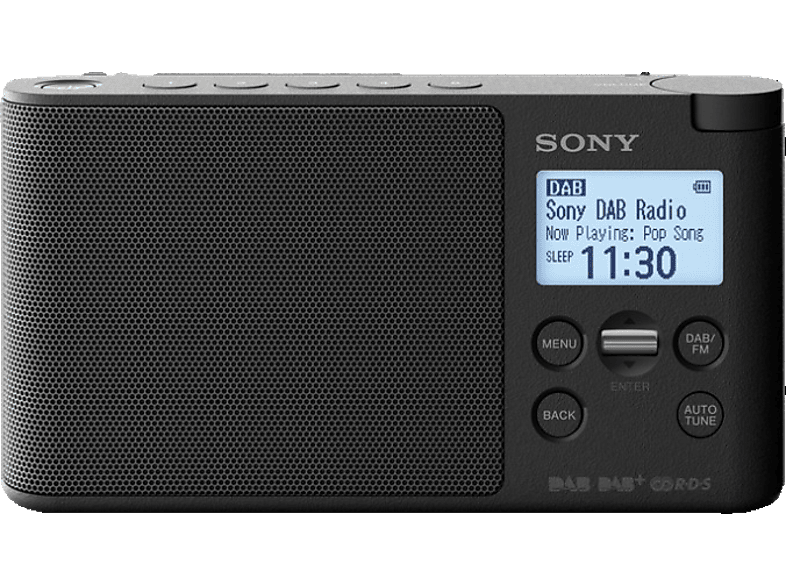 SONY XDR-S41D Radio, PLL-Synthesizer, FM, DAB, DAB+, Schwarz von SONY