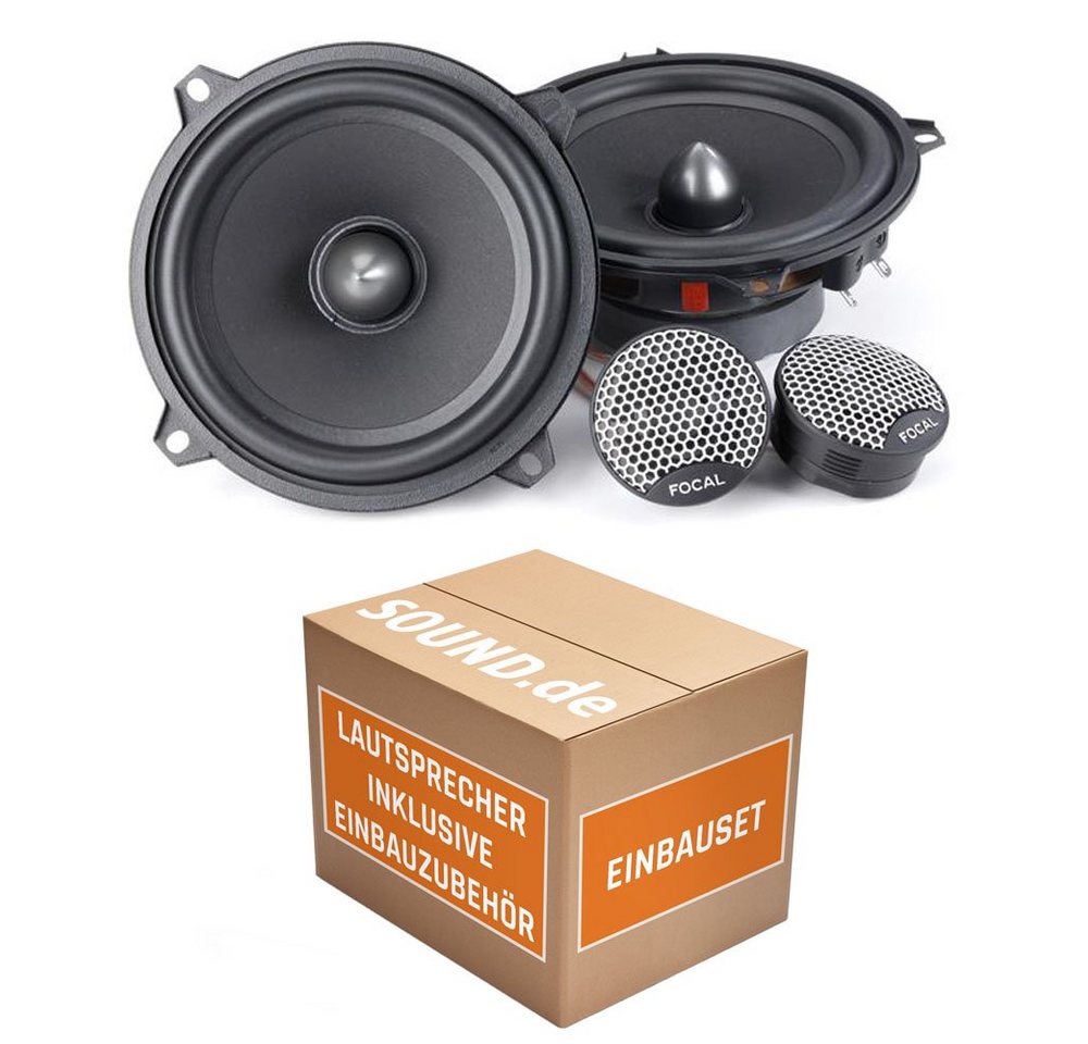 SOUND.de Lautsprecher Boxen Focal ISU130 Auto Einbauset Opel Zafira A + B Auto-Lautsprecher (Max: W cm) von SOUND.de