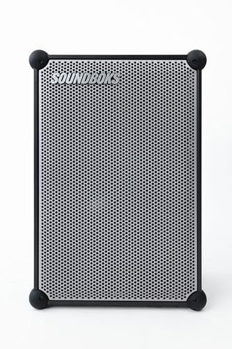 SOUNDBOKS 4 - Bluetooth Performance Speaker - USB-C-Aufladung - Lautester Party Lautsprecher mit 40 Stunden Akku - Kabelloser und tragbarer Lautsprecher - Designed in Dänemark - 126dB (Metallic Gray) von SOUNDBOKS