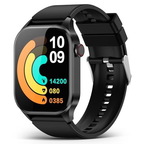 2024 Smartwatch für Herren und Damen, 2,04 Zoll AMOLED Fitnessuhr mit Herzfrequenz-Schlafmonitor, Schrittzähler, Fitness-Tracker, 136+ Sport-Aktivitätstracker, IP68 wasserdichte Smartwatches für von SOUYIE