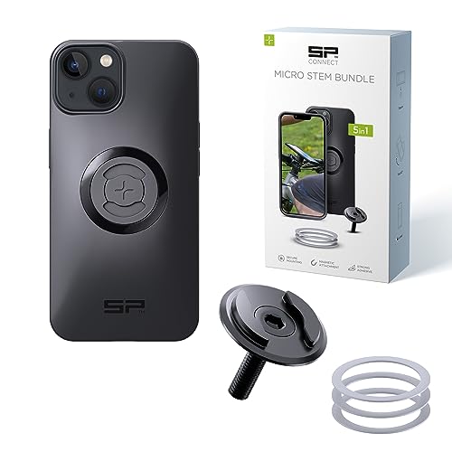 SP CONNECT Micro Stem Bundle | SPC+ | für iPhone 14/13 Handy Halterung für den fahrradlenker | Smartphone Halterung Fahrrad | handyhalter von SP CONNECT