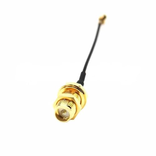 SPARKHOBBY Adapterkabel SMA Außengewinde Innenloch/Innennadel auf IPEX 5 / 10 cm 113 Kabel für Traversing Drohnen VTX SMA Antenne (5 Stück 10 cm SMA) von SPARKHOBBY