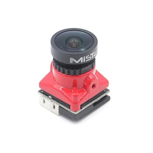 SPARKHOBBY Msita Ratel FPV Mini-Kamera 2000TVL 1/1,8 Zoll HDR Starlight 2,1 mm Objektiv 4:3 & 16:9 NTSC & PAL umschaltbar für RC FPV-Drohnen (Rot) von SPARKHOBBY