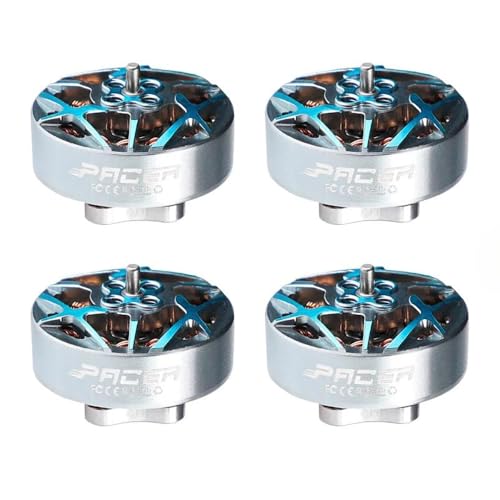 T-Motor P1604 1604 2850KV 3850KV Bürstenloser Motor 4~6S Lipo 2 mm Schaft geeignet für 8,9 cm Freestyle Enjoy Smooth Flight 250g Drohnen (4 Stück P1604 3800KV) von SPARKHOBBY