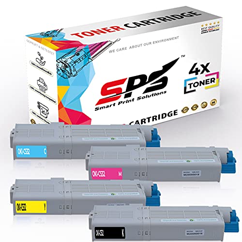 C532 / 46490608 Toner Kompatibel für Oki C 532 | 532 DN | 542 | 573 | 532 T | 563 | Mehrfarbig | 7.000 Seiten von SPARSANDO