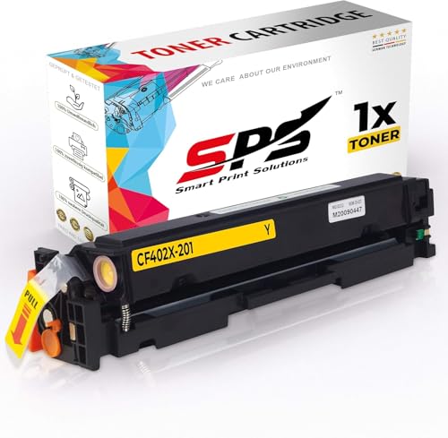 SPS Drucker Toner Kompatibel für HP Color Laserjet Pro M 252 DW - CF402X / 201X | Gelb | 2.300 Seiten von SPARSANDO