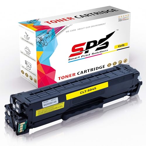 SPS Drucker Toner Kompatibel für Samsung CLP 415 - CLT-Y504S | Gelb | 1.800 Seiten von SPARSANDO