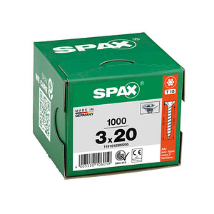 SPAX® Universalschrauben T10 Senkkopf WIROX 20mm  x 3 mm, 1000 St. von SPAX®