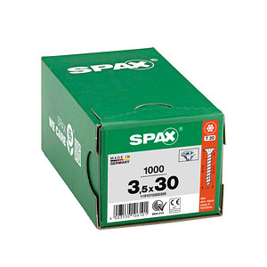 SPAX® Universalschrauben T20 Senkkopf WIROX 30mm  x 3,5 mm, 1000 St. von SPAX®