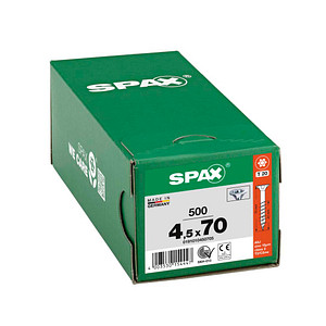 SPAX® Universalschrauben T20 Senkkopf WIROX 70mm  x 4,5 mm, 500 St. von SPAX®