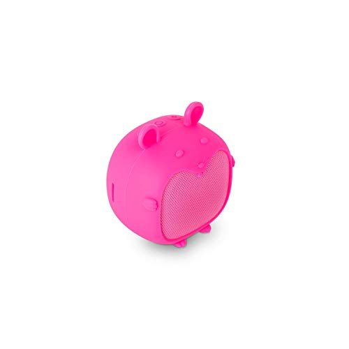 SPC Sound Pups Bluetooth-Lautsprecher für Kinder mit Mausform, 3 Stunden Wiedergabe und integriertem Mikrofon, großer Sound, 3 W, Micro SD-Slot, Rosa von SPC