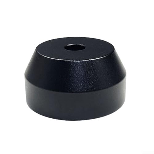 Plattenadapter, 17,8 cm (7 Zoll) EP Vinyl-Schallplatten-Plattenspieler, 45 U/min, Aluminium, 45 U/min, Plattenspindel-Adapter, Player-Zubehör (schwarz) von SPORTARC