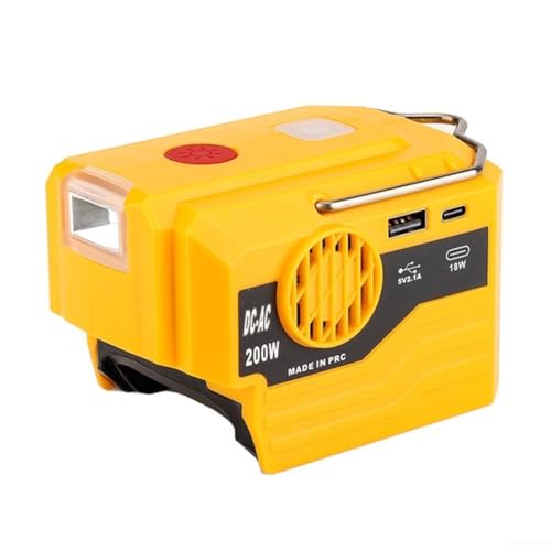 Wechselrichter Generator 200W mit für Bosch 18V Batterieadapter, ideal für Camping und Heimgebrauch (DW-220V) von SPORTARC