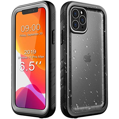 SPORTLINK für iPhone 11 Pro Max Wasserdicht Hülle - 360 Grad Outdoor Schutzhülle mit Kameraschutz Displayschutz [IP68 Waterproof] [6FT Fallschutz Hard Case ] Panzerhülle komplettschutz Schwarz 6,5" von SPORTLINK