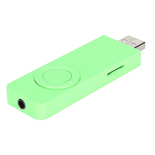 MP3 -Musikplayer Kompakt mit 3,5 Mm Kopfhörern, USB -MP3 -Player für Musikbegeisterte, für Outdoor -Aktivitäten (Green) von SPYMINNPOO