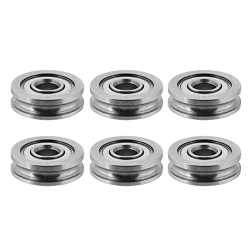 U604zz Alta Metall Metall U Sealed Guide Sell Guide Rard Roding Room der Riemenscheibe für das 3D -10pcs Silber von SPYMINNPOO