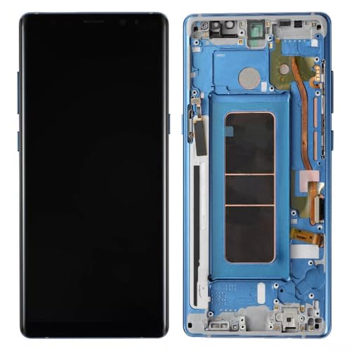 Incell Ersatzbildschirm für Samsung Galaxy Note 8, LCD für Galaxy Note 8, Display für SM-N950F SM-N950U Digitizer Touchscreen Montage Reparaturteile (mit Rahmen) (blau) von SRJTEK