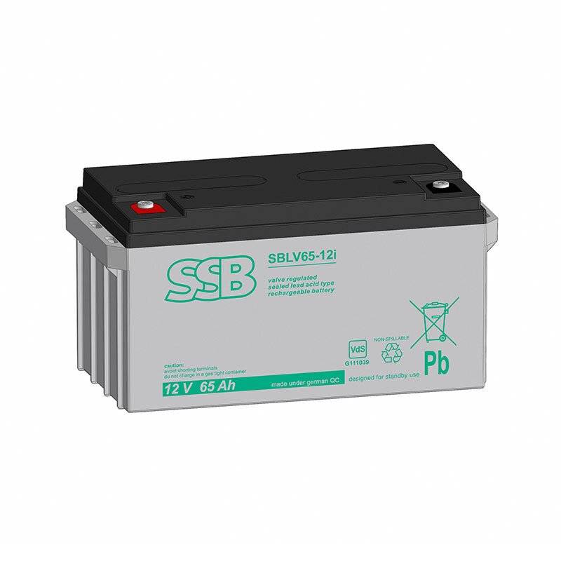 SSB Blei Akku SBLV 65-12i AGM Batterie VdS G111039 - 12V 68Ah von SSB Battery