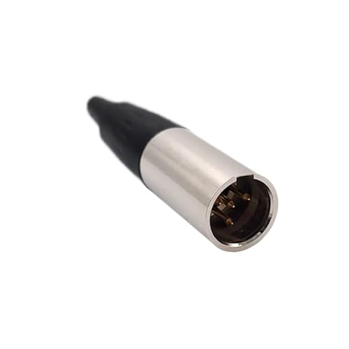 1PCS XLR 3/4/5/6/7Pin Female/Male Plug Male Socket Small XLR Microphone Connector Straight MIC for Cable Soldering(4Pin male plug) von SSOPTMCB