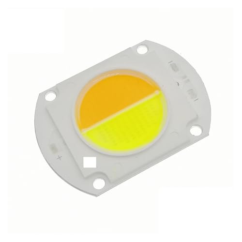 5-10pcs 100W Dual Color High Power LED CCT Warm White 3000K Cold White 6500K LED COB Chip For Outdoor Floodlight Spotlight Lamp(One Size) von SSOPTMCB