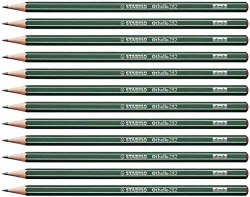 Bleistift - STABILO Othello - 12er Pack - Härtegrad F von STABILO