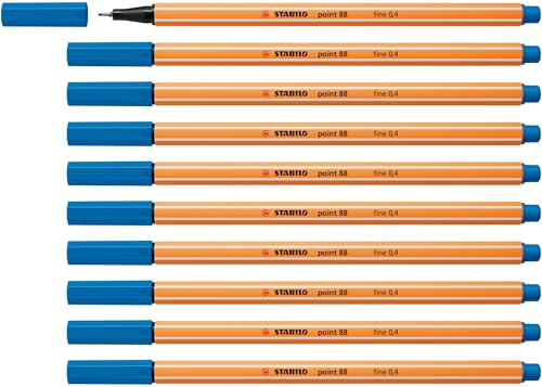 STABILO - Fineliner - point 88-10er Pack - blau von STABILO