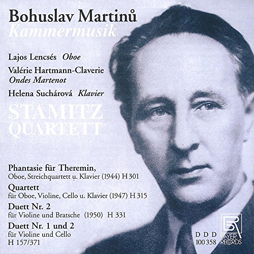 Phantasie H 301/Quartett für Oboe,Violi von STAMITZ QUARTETT/LENCSES/HARTMANN-CLAVER