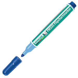 STANGER FM335 Flipchart-Marker blau 1,0 - 3,0 mm, 1 St. von STANGER