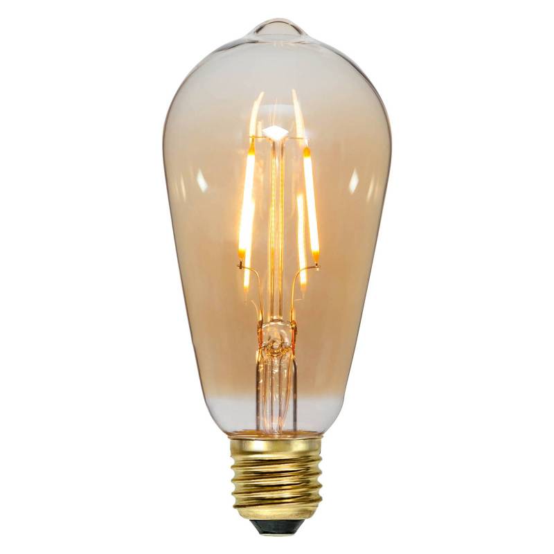 E27 LED-Filamentlampe 0,75W 2.000K Glas amber von STAR TRADING