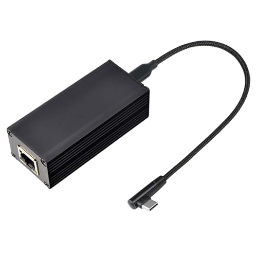 Power Over Ethernet auf USB C Konverter 10/100Mbps Ethernet Power Over Ethernet USB C Netzteil Netzwerkübertragungsadapter für Tablet Laptop Telefon von STBQHG