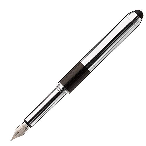 Stempel-Kugelschreiber Heri Promesa Stamp & Touch Pen 80300 Füllfederhalter custom silber von STEMPEL-FABRIK