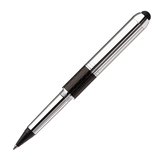 Stempel-Kugelschreiber Heri Promesa Stamp & Touch Pen 85300 Rollerball custom silber von STEMPEL-FABRIK