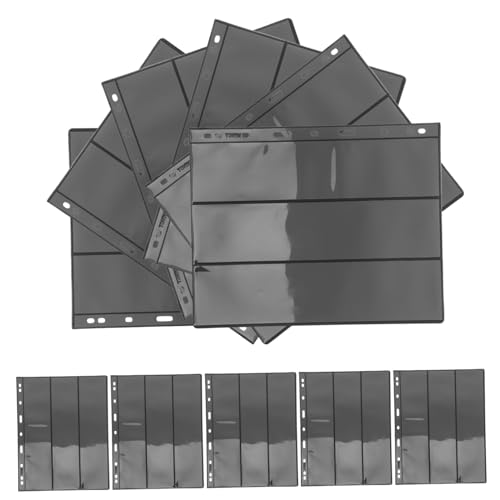 STOBOK 10 Stück Stempel Aufbewahrungsbedarf Stempel Sammelseiten Einsätze Stempel Sammlungen Stempel Sammel Aufbewahrungsseite Stempeleinsätze Für Ordner Stempelseiten Für Ordner von STOBOK