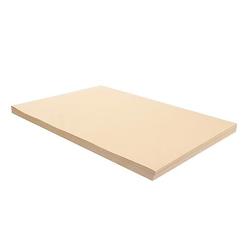 STOBOK 100 Blatt A4 Kraftpapier Schreibpapier Stationäres Briefpapier Altes Schreibpapier Tagebuch Kraftpapier Pappe Kraftpapier Antikes Kraftpapier Tagebuch Sammelalbum 4k Brown von STOBOK