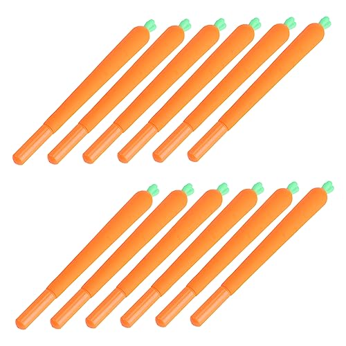 STOBOK 12Er Packung Stifte für kindergeburtstags mitgebsel Kindergeburtstagsgeschenk für Textmarker Punkt Gel Cartoon-Stifte Orange von STOBOK